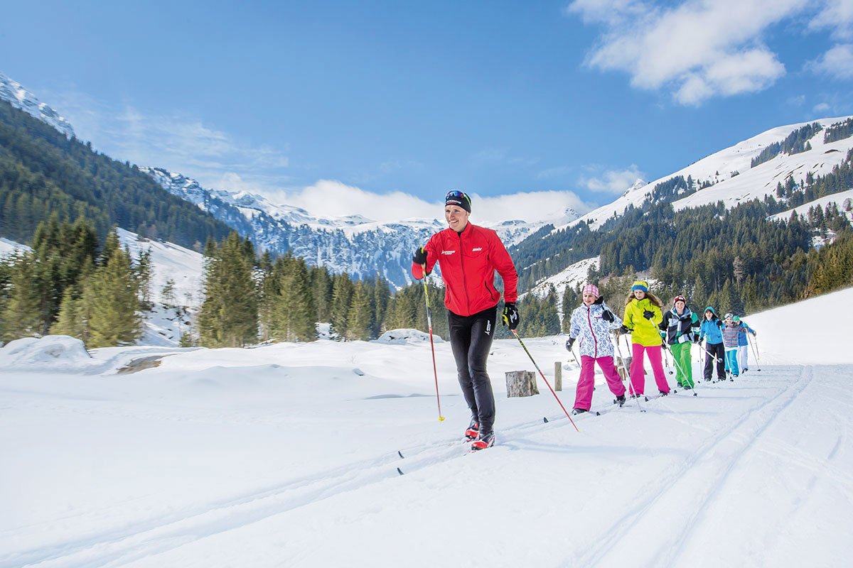 Langlaufen im Winterurlaub im Salzburger Land
